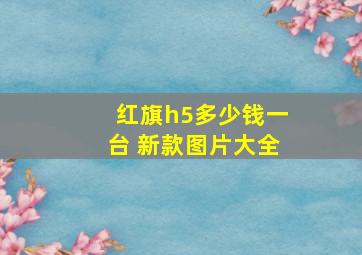 红旗h5多少钱一台 新款图片大全